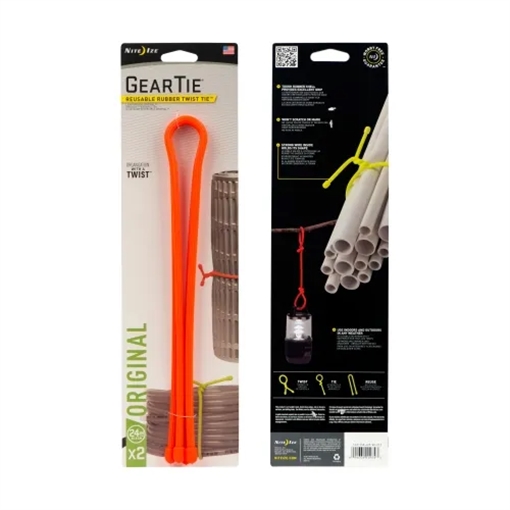 Picture of Nite-Ize Gear Tie Reusable Rubber Twist Tie GT24-31-2R3