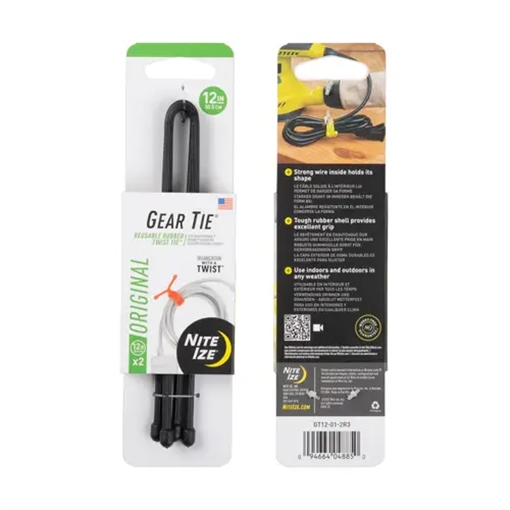 Picture of Nite-Ize Gear Tie Reusable Rubber Twist Tie GT12-01-2R3