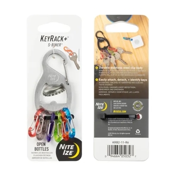 Picture of Nite-Ize KeyRack+ S-Biner - Stainless Steel KRB2-11-R6