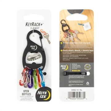 Picture of Nite-Ize KeyRack+ S-Biner - Stainless Steel KRB2-01-R6