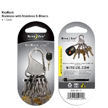 Picture of Nite-Ize KeyRack Steel S-Biner KRS-03-11