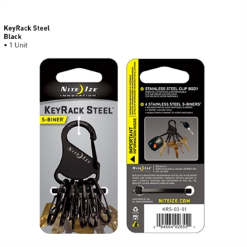 Picture of Nite-Ize KeyRack Steel S-Biner KRS-03-01