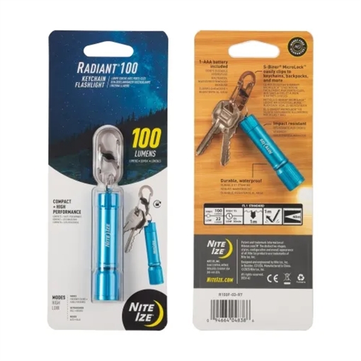 Picture of Nite-Ize Radiant 100 Keychain Flashlight R100F-03-R7