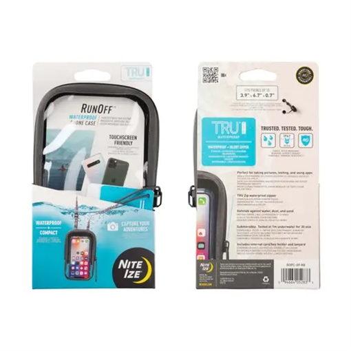 Picture of Nite-Ize RunOff Waterproof Phone Case - Charcoal ROPC-09-R8