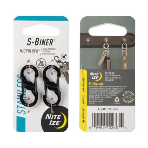 Picture of Nite-Ize S-Biner Stainless Steel MicroLock LSBM-01-2R3