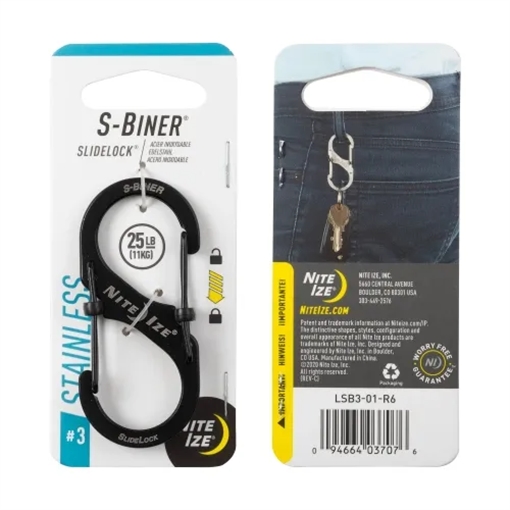 Picture of Nite-Ize S-Biner Stainless Steel SlideLock LSB3-01-R6