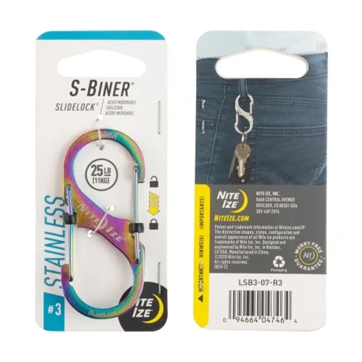 Picture of Nite-Ize S-Biner Stainless Steel SlideLock LSB3-07-R3