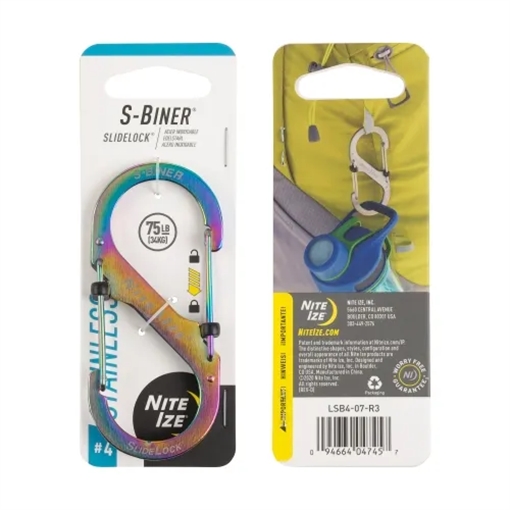 Picture of Nite-Ize S-Biner Stainless Steel SlideLock LSB4-07-R3