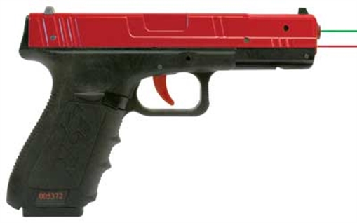 Picture of NextLevel Training Performer RG SIRT Laser, Red Polymer Slide with Red Trigger Take-Up and Green Shot Indicating Laser, Red and Black Finish 01-017-P2G000-00