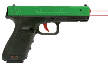 Picture of NextLevel Training Performer Trainer SIRT Laser, Green Molded Plastic Slide with Red Trigger, Take-Up and Shot Indicating Lasers, Green/Black Finish 01-017-P9R000-00