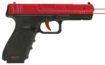 Picture of NextLevel Training Performer Trainer SIRT Pistol, Red Plastic Slide with Red Trigger Take-Up and Red Shot Indicating Laser, Red and Black Finish 01-017-P2R000-00