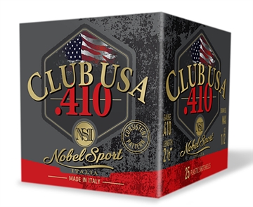 Picture of Nobel/eurosports Llc Club USA 410Gauge 2.50" 1/2oz 8Shot 25 Per Box/10 Case ANS4128