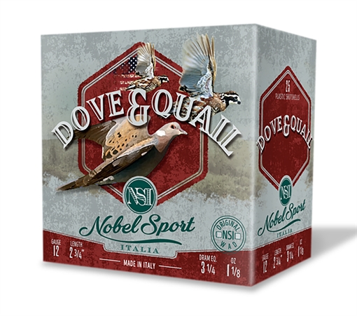 Picture of Nobel/Eurosports LLC Dove & Quail 12Gauge 2.75" 1 1/8oz 6Shot 250rds/Box ANSF126