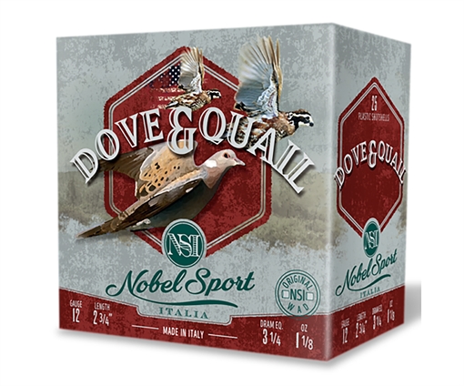 Picture of Nobel/Eurosports LLC Dove & Quail 12Gauge 2.75" 1 1/8oz 7.5Shot 250rds/Box ANSF1275