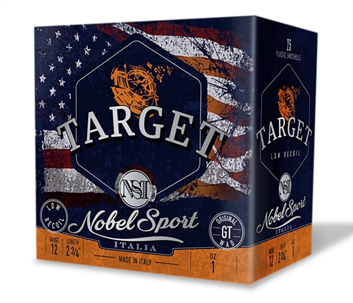 Picture of Nobel/Eurosports LLC Target Low Recoil 12Gauge 2.75" 1oz 8Shot 250/Box ANSLR18