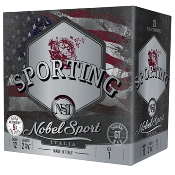 Picture of Nobel Sport Due Sporting Shotshells 12 ga 2-3/4 1 oz 1315 fps #7.5 25/ct ANS1215SP75