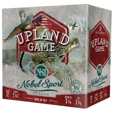 Picture of Nobel Sport Upland Game Shotshells 12 ga 2-3/4" 1-1/4 oz 1220 fps #6 25/ct ANSFP126