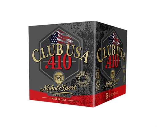 Picture of Nobel/Eurosports LLC Club USA 410Gauge 2.50" 1/2oz 9Shot 25 Per Box/10 Case ANS4129