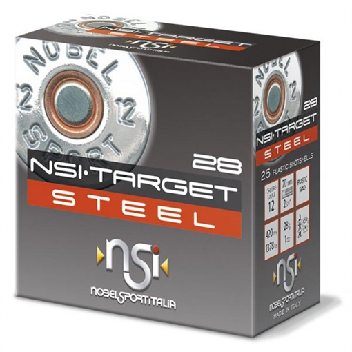 Picture of Nobel Target Steel Shotshells 12 ga 2-3/4" 1oz 1378 fps #7 25/ct ANS12ST7