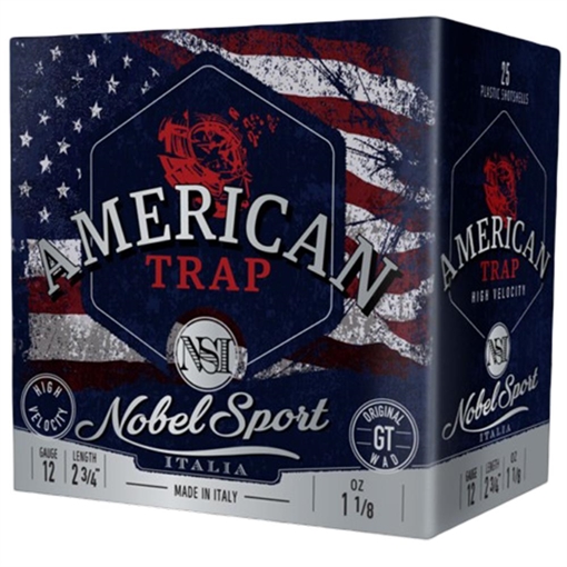 Picture of Noble NSI Target Nobel Speed Shotshell 12 ga 2-3/4" 1-1/8 oz 1300 fps #7.5 25/ct ANS12FSC75