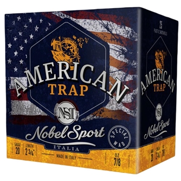 Picture of Noble Sport Target Trap Shotshells 20 ga 2-3/4" 7/8 oz 1210 fps #8 25/ct ANS208