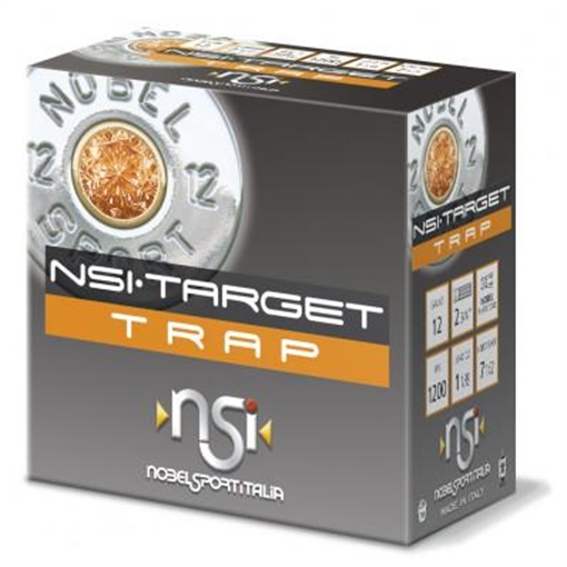 Picture of Noble Target Steel Shotshells 12 ga 2-3/4" 1 oz 1280 fps #7 250/ct Case ANS12STSO7C