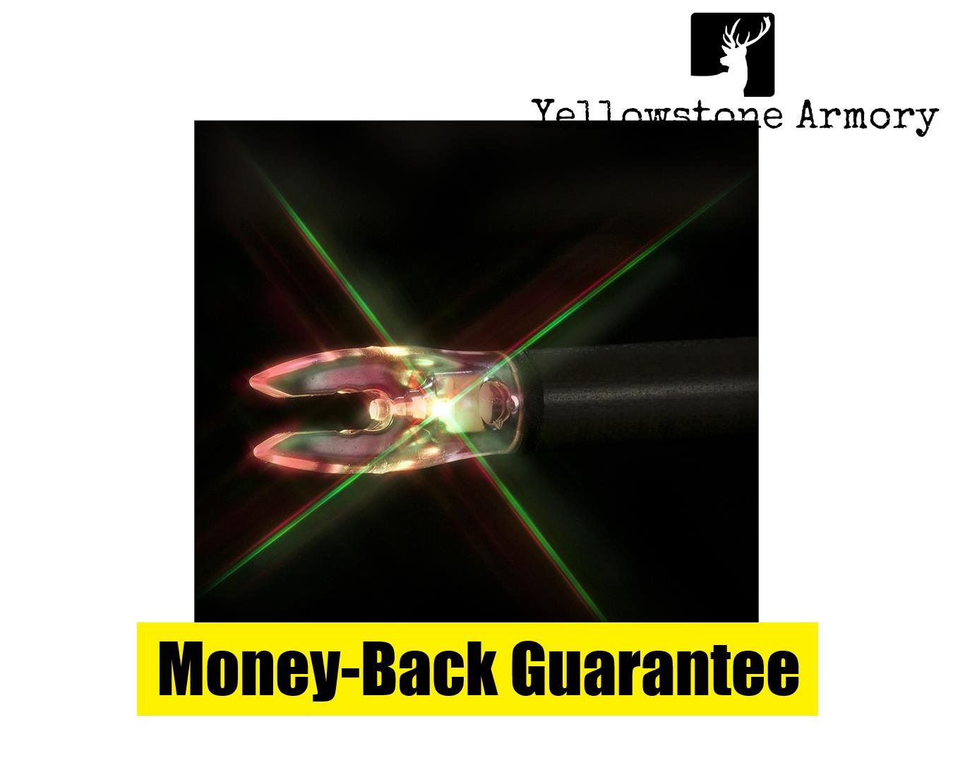 Rage Nockturnal Insert Nocks Illuminati Verdi Confezione Da 3 Per Frecce