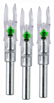 Picture of Nockturnal Nockturnal Lighted Nocks Green Gold Tip 3 pk. NT-105 NT105