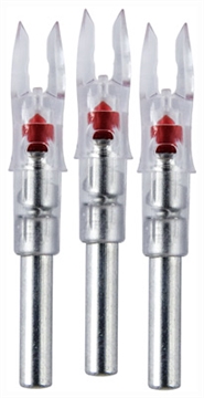 Picture of Nockturnal Nockturnal Lighted Nocks Red Gold Tip 3 pk. NT-102 NT102