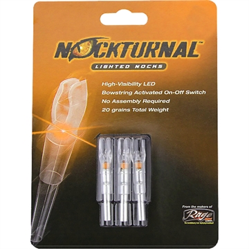 Picture of Nockturnal Nockturnal Lighted Nocks Orange G 3 pk. NT-615