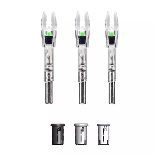 Picture of Nockturnal Nockturnal Shift Universal Easy Off Nock System Green 3 pk. NT-831