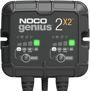 Picture of NOCO 4-AMP 2-BANK BATTERY CHARGER GENIUS2X2