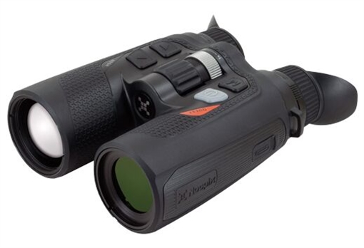 Picture of NOCPIX Quest H50R, Thermal Binocular, 4X Native Magnification, 8X Digital Zoom, 50mm Objective Lens, 1000 Yard Laser Range Finder, 12 Micron, 640x512 (60 Hz) , Matte Finish, Black QUEST-H50R QUESTH50R