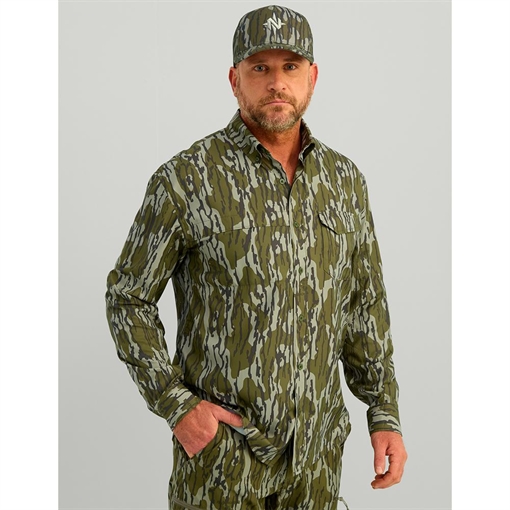 Picture of Nomad Ambush Camo Long Sleeve Shirt Mossy Oak Bottomland M N1500057922M
