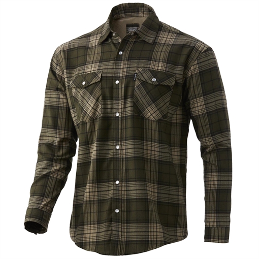 Picture of Nomad Banquet Flannel Shirt Moss L N1500045-316-M