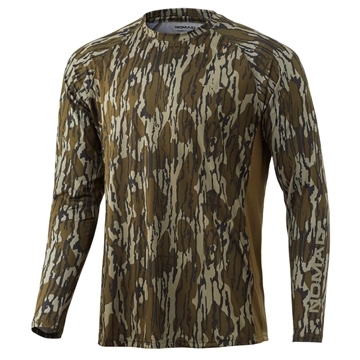 Picture of Nomad Camo Pursuit Long Sleeve Shirt Mossy Oak Bottomland M N1200035-922-M