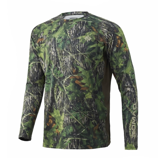 Picture of Nomad Camo Pursuit Long Sleeve Shirt Mossy Oak Shadow Leaf L N1200035-931-L