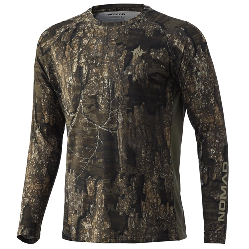 Picture of Nomad Camo Pursuit Long Sleeve Shirt Realtree Timber L N-1200035-942-L