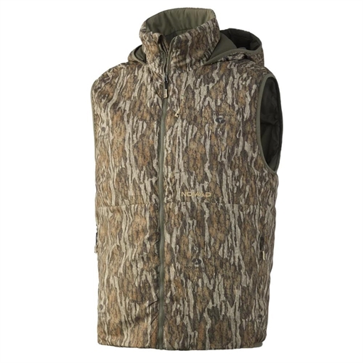 Picture of Nomad PMD Camo Hooded Vest Mossy Oak Bottomland L N4000094-984-L