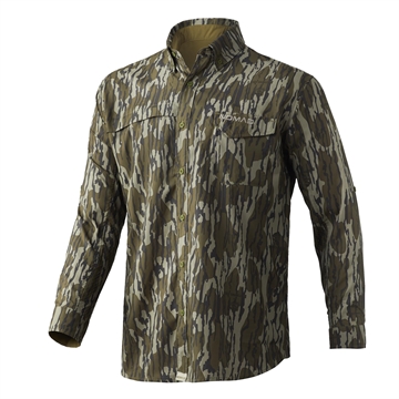 Picture of Nomad Stretch-Lite Long Sleeve Shirt Mossy Oak Bottomland M N1500030-922-M