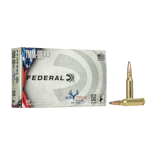 Picture of Federal 7MM-08 REMINGTON 150GR SOFT POINT 20/BOX 708DT1