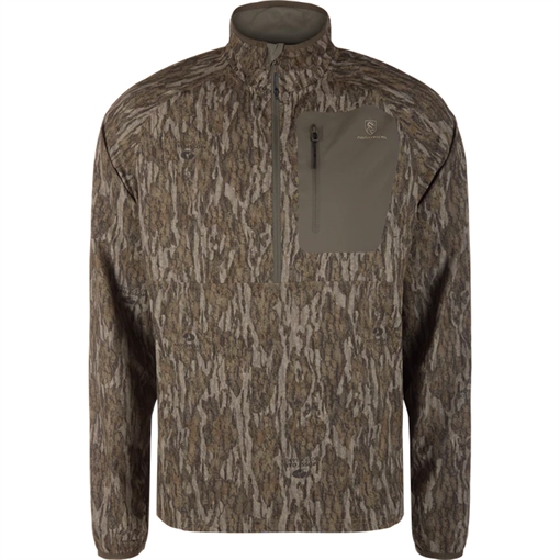 Picture of Drake Waterfowl Non-Typical Lightweight SWT 1/2 Zip Pullover MO OG Breakup Medium DNT0054-054-MED