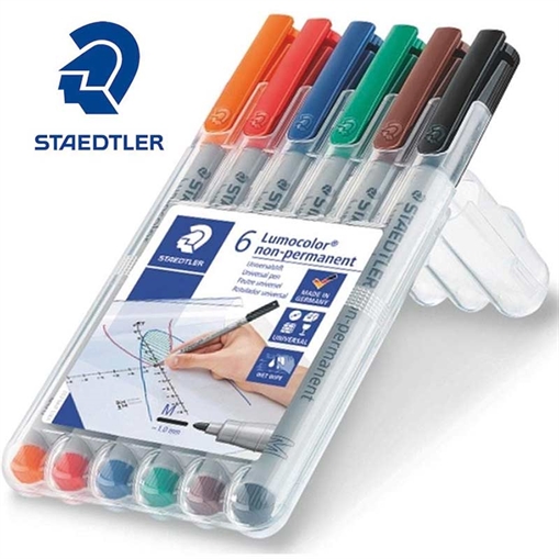 Picture of STAEDTLER NonPermanent Medium 6pk AC WP6 4007817309308