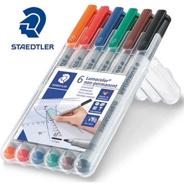 Picture of STAEDTLER NonPermanent Medium 6pk AC WP6 4007817309308