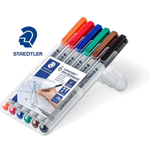 Picture of STAEDTLER NonPermanent Super Fine 6pk AC WP6 4007817307779