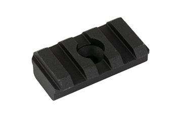 Picture of Nordic Components Shotgun Magazine Tube Components, Black, Picatinny Rail for Barrel Clamp TRL-BCT-150K