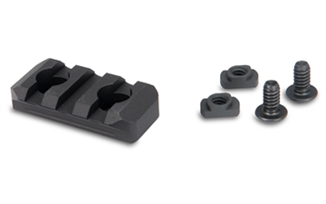 Picture of Nordic Components Picatinny, Mount, 3 Slot, 1.59", Fits M-LOK, Black TRL-MLOK-STD-3
