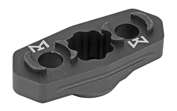 Picture of Nordic Components The M-LOK QD Sling Mount Provides a Forward Attachment Point For a Push-Button QD Sling, Machined From Milspec Anodized Aluminum, The Low-Profile M-LOK QD Sling Mount Features Beveled Edges to Reduce Snagging and Has an Anti-Rotation De TRL-MLOK-QD