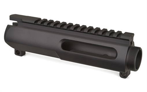 Picture of Nordic Components NC15 Extruded Stripped Upper, Fits AR15, Black Finish, Upper Receiver Eliminates Dust Cover and Forward Assist, Compatible with Milspec BCGs/Charging Handles/Barrels/Most Handguards, Flat Top Picatinny Rail, 7029-T6 Aluminum, Weight 10oz NC15-UR-EXT