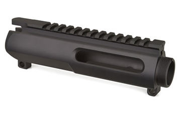 Picture of Nordic Components NC15 Extruded Stripped Upper, Fits AR15, Black Finish, Upper Receiver Eliminates Dust Cover and Forward Assist, Compatible with Milspec BCGs/Charging Handles/Barrels/Most Handguards, Flat Top Picatinny Rail, 7029-T6 Aluminum, Weight 10oz NC15-UR-EXT